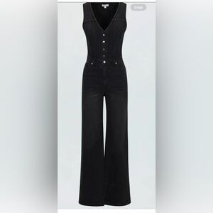Pistola Black Denim Jump Suit, never worn, size XS
